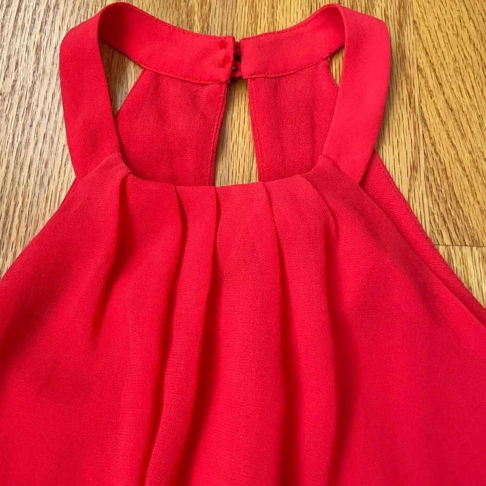 ASTR The Label Halter Neck Trapeze Mini Dress